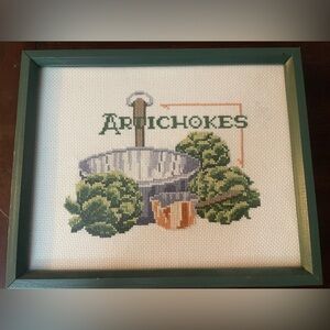 Crossstitch picture “Artichokes”